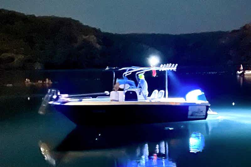 Fethiye Oludeniz Fishing Charter Boat at Night