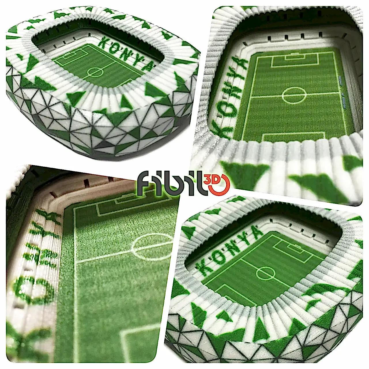 3D Baskı Maket Stad